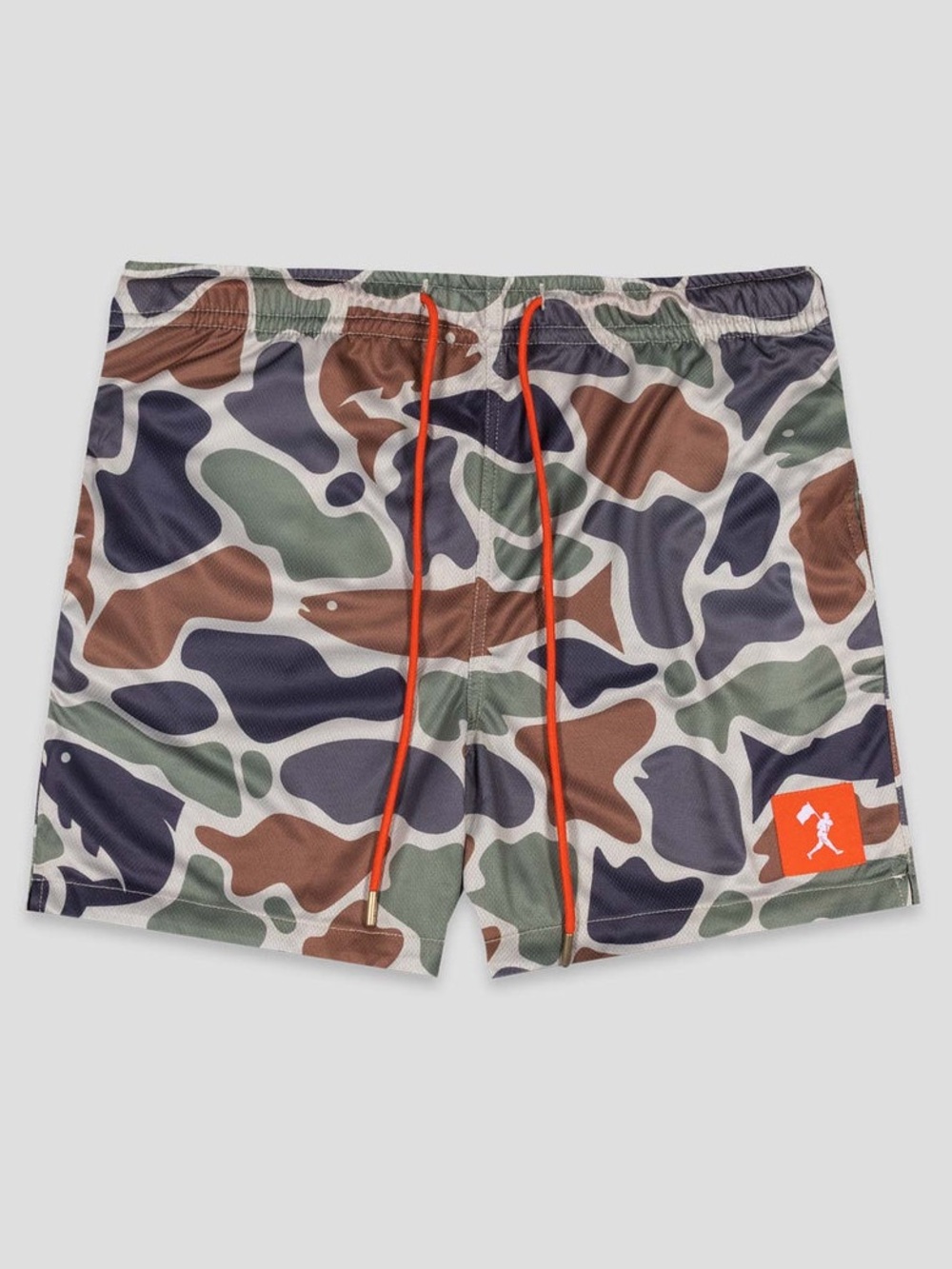 Baseballism Fishing Club Angler Camo Diamond Air Mesh Shorts Youth kids Medium